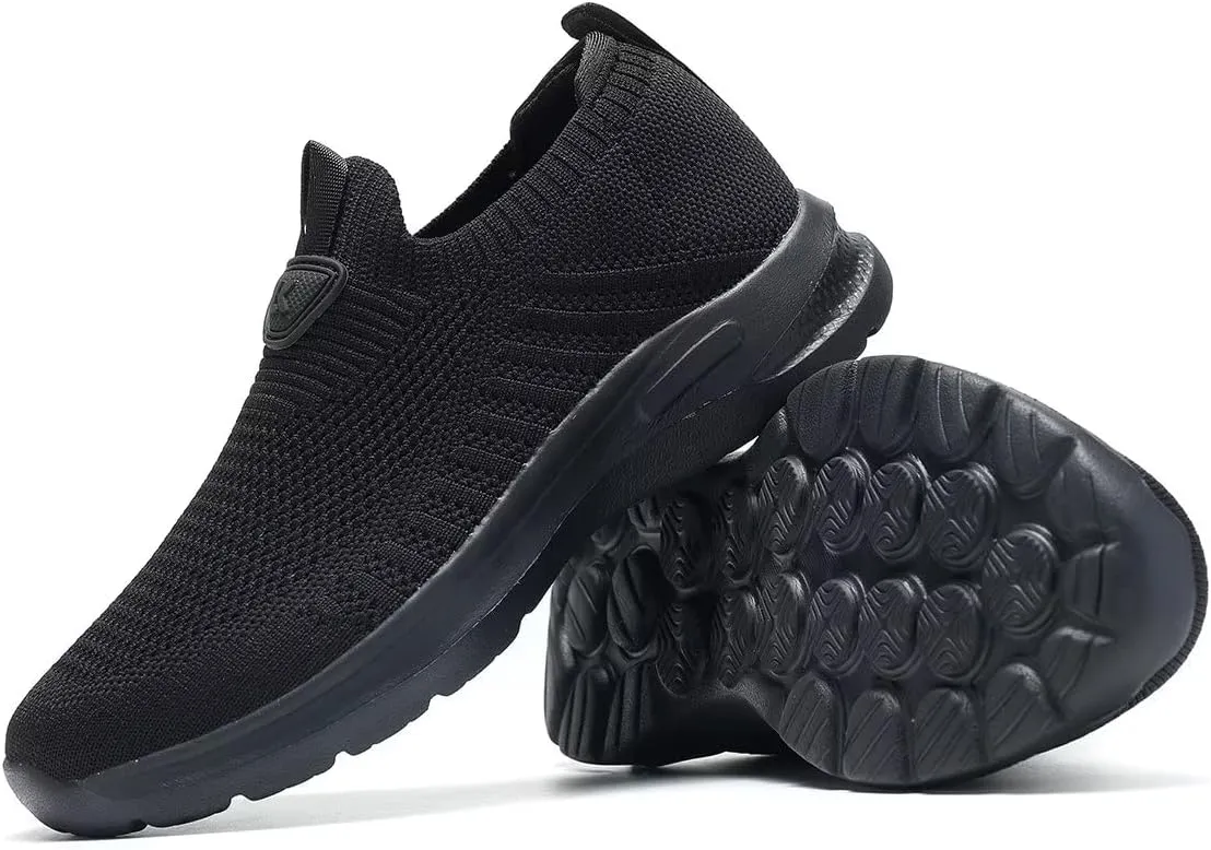 Mens Walking Shoes Lightweight Breathe Mesh Running Shoes Slip On Fashion Tennis Sneakers Comfort Gym Workout Zapatos de Hombre