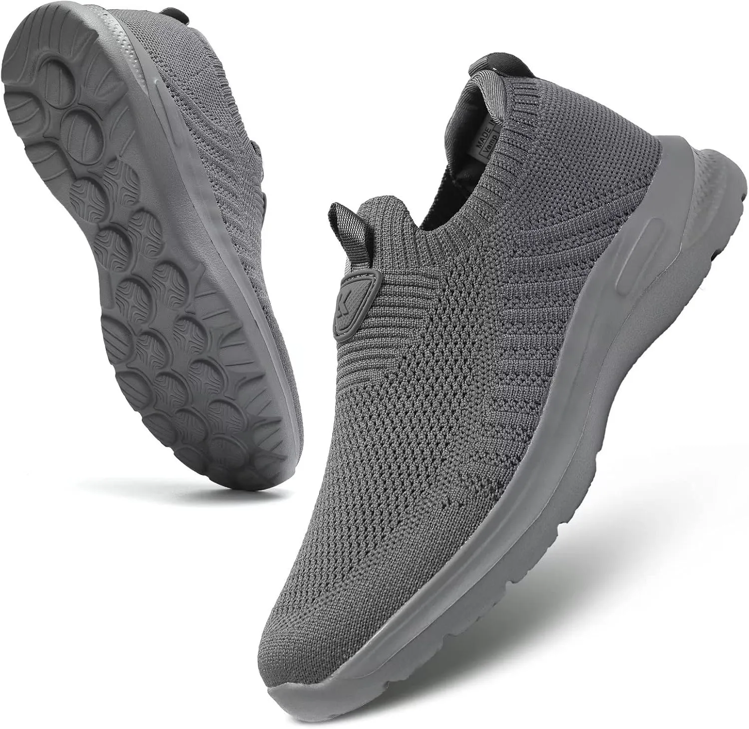 Mens Walking Shoes Lightweight Breathe Mesh Running Shoes Slip On Fashion Tennis Sneakers Comfort Gym Workout Zapatos de Hombre