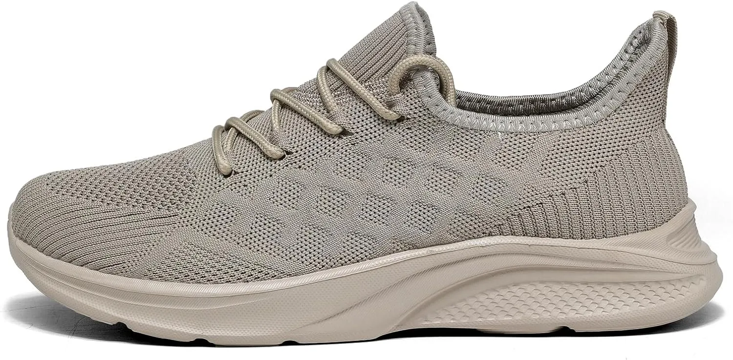 Mens Walking Shoes Lightweight Mesh Running Shoes Fashion Tennis Sneakers Comfort Gym Workout Soft Sole