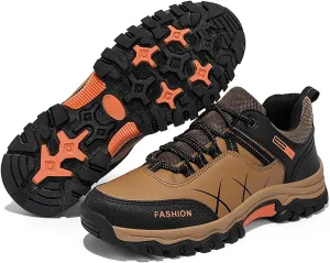Mens Womens Anti Slip Wear Resistant Lace Up Hiking Boots Comfortable Breathable backpacking boots Rubber Soles Scenic Spots Tourist Boots Couple Park Walking Boots Rock Climbing Boots