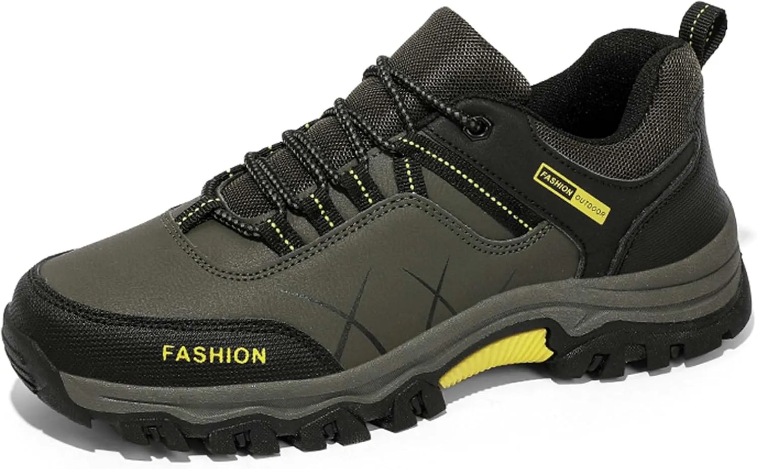 Mens Womens Anti Slip Wear Resistant Lace Up Hiking Boots Comfortable Breathable backpacking boots Rubber Soles Scenic Spots Tourist Boots Couple Park Walking Boots Rock Climbing Boots