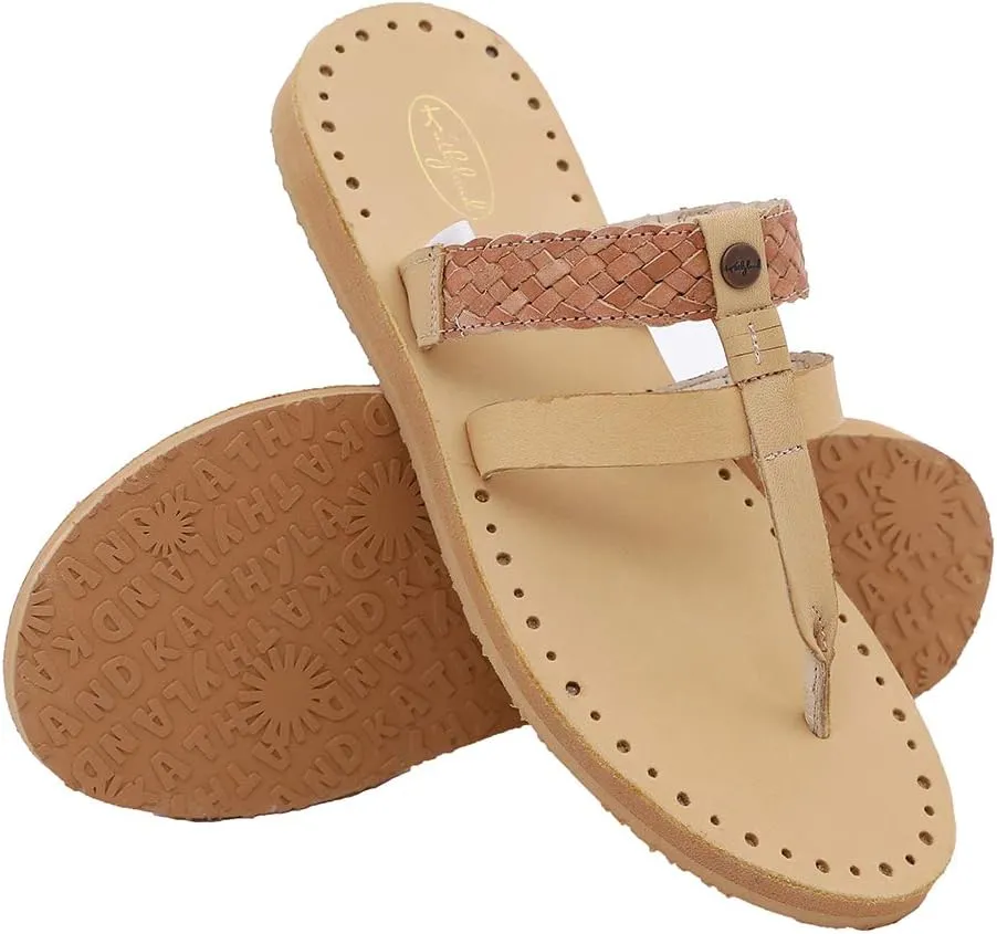 Millffy Womens Sheepskin Sandals Naked Thong Slippers Leather Sandel Home Bedroom Shoes Slides