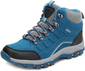 MIOKE Women's Casual Hiking Boots Running Trail Hiker Waterproof Non-Slip Outdoor High-top Climbing Shoes