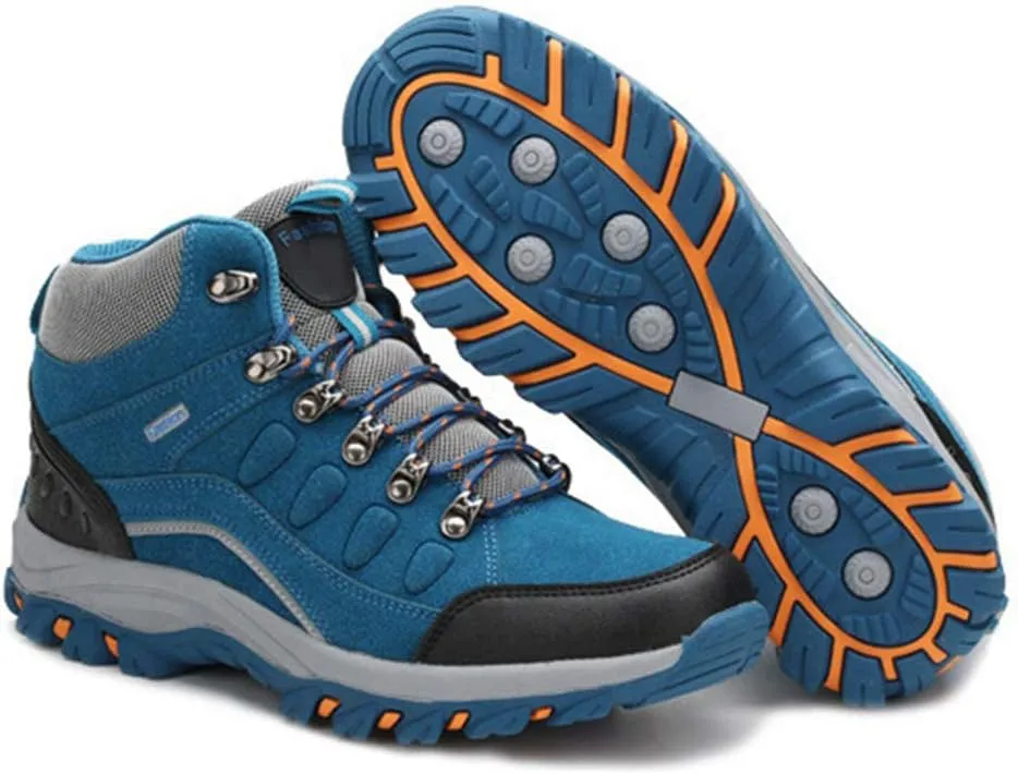 MIOKE Women's Casual Hiking Boots Running Trail Hiker Waterproof Non-Slip Outdoor High-top Climbing Shoes