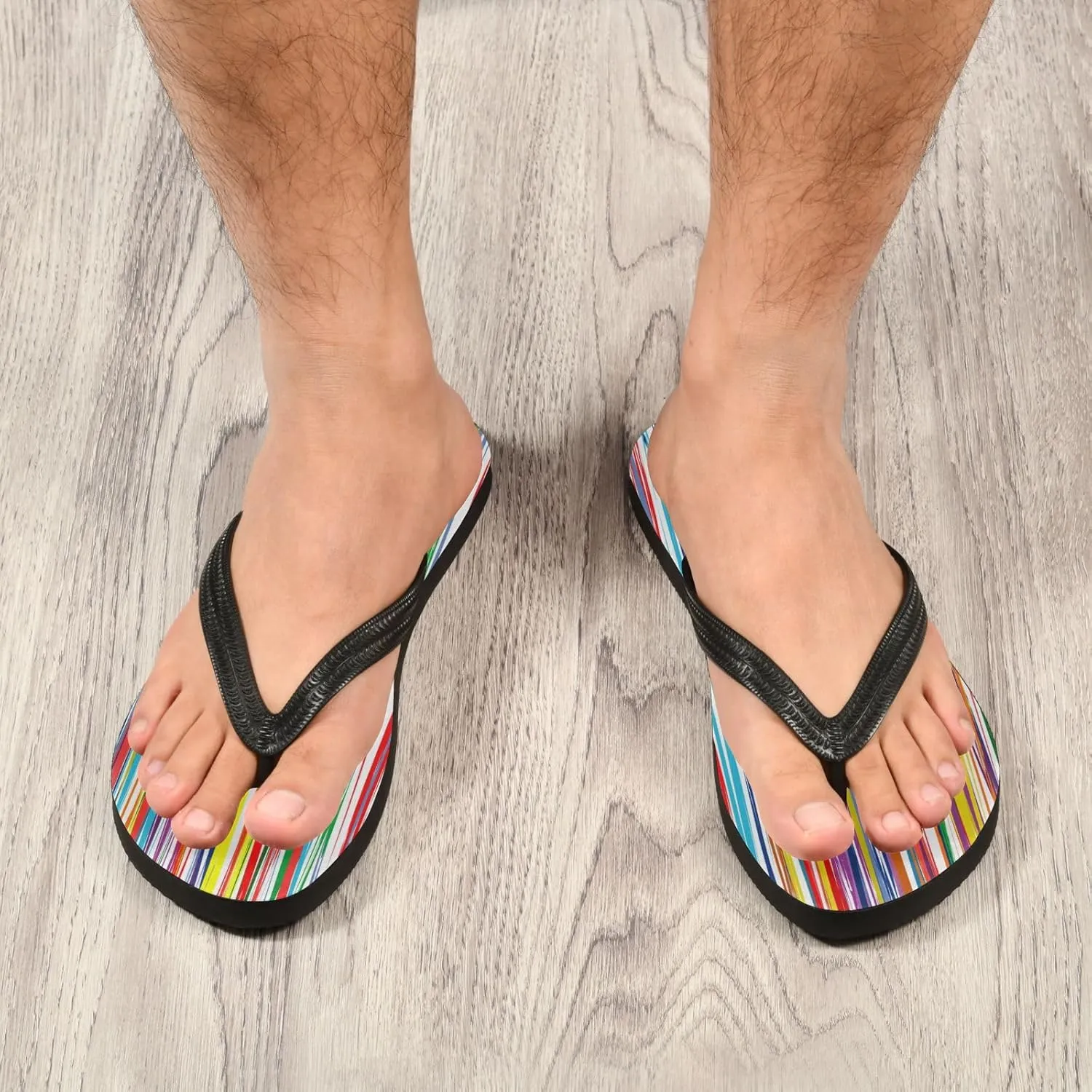 MNSRUU EVA Rubber Flip Flops for Men & Women,Unisex Sandals Soft Cushion Footbed Comfort flip-flops