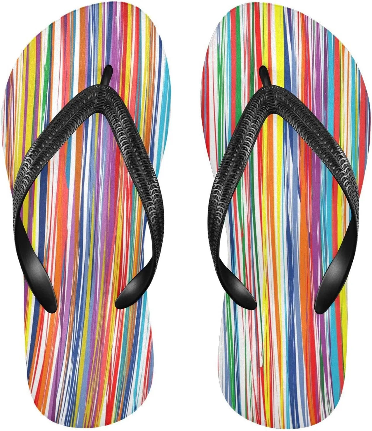 MNSRUU EVA Rubber Flip Flops for Men & Women,Unisex Sandals Soft Cushion Footbed Comfort flip-flops