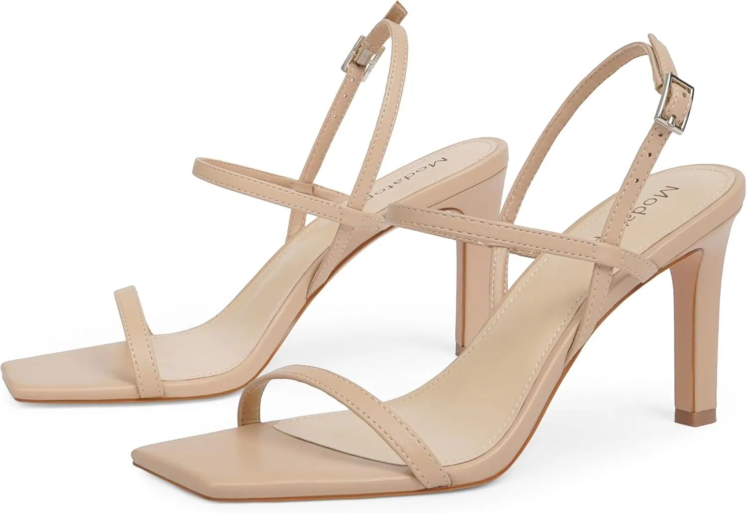 Modatope Womens Sandals Open Toe Strappy Sandals Ankle Strap High Heel Sandals for Women
