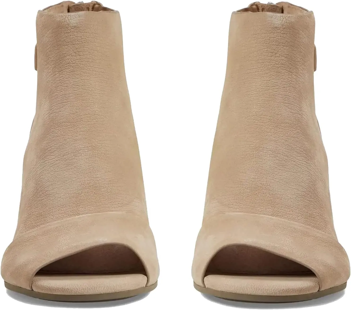 MOOMMO Women Open Toe Booties Sandals Heeled Cutout Peep Toe Summer Ankle Bootie Chunky Block Mid Heel Back Zipper Hollowed Dress Sandal Shoes 2.5" Heels Retro Elegant Office Party Comfort 4-11 M US