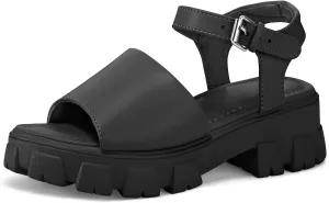 mysoft Women's Platform Chunky Sandals Lug Sole Open Toe with Buckle Ankle Strap