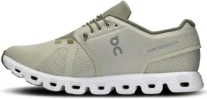 On Men's Cloud 5 Sneakers, Chalk/Grove, 8.5 Medium US