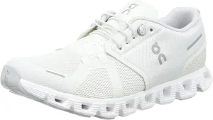 On Men's Cloud 5 Sneakers, Ice/White, 10.5