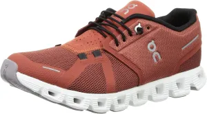 On Men's Cloud 5 Sneakers, Ruby/Rust, Red, 8.5 Medium US