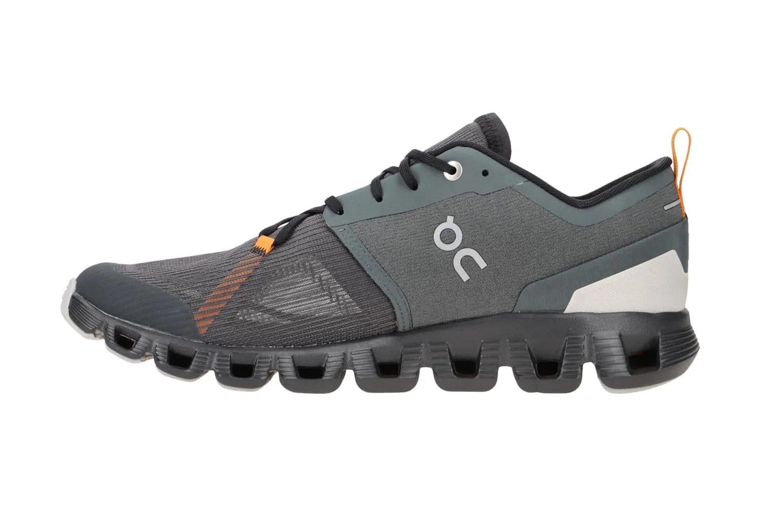 On Men's Cloud X 3 Shift Sneakers, Lead/Turmeric, Grey, 7.5 Medium US