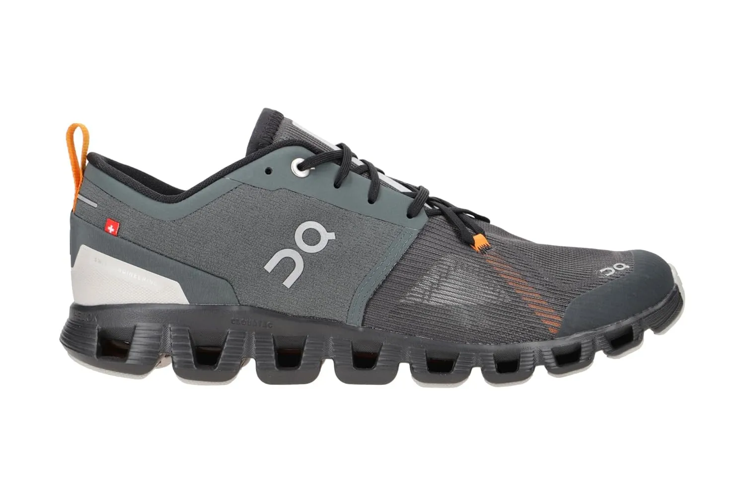 On Men's Cloud X 3 Shift Sneakers, Lead/Turmeric, Grey, 7.5 Medium US