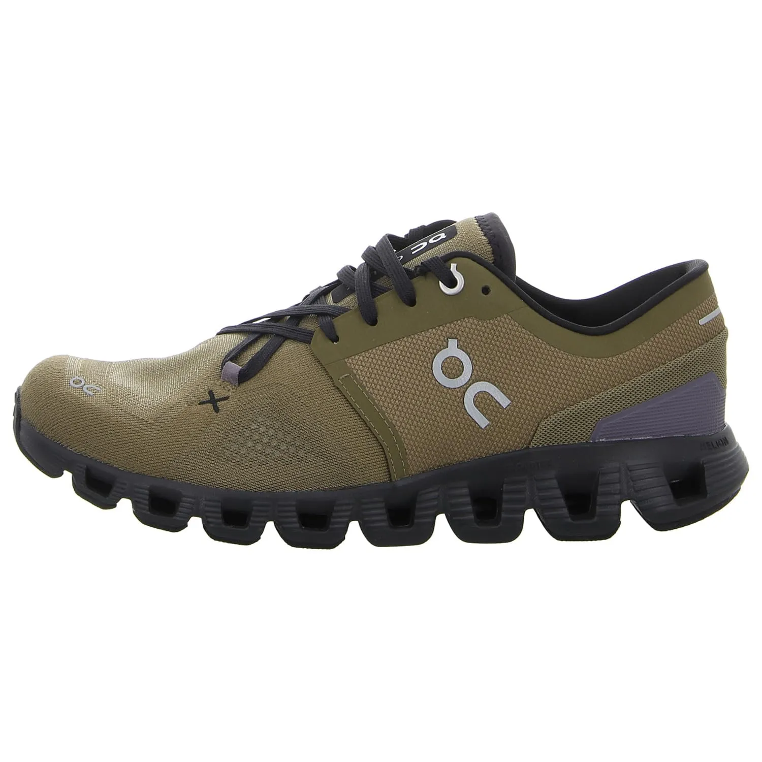 On Men's Cloud X 3 Sneakers, Hunter | Black, 8 Medium US