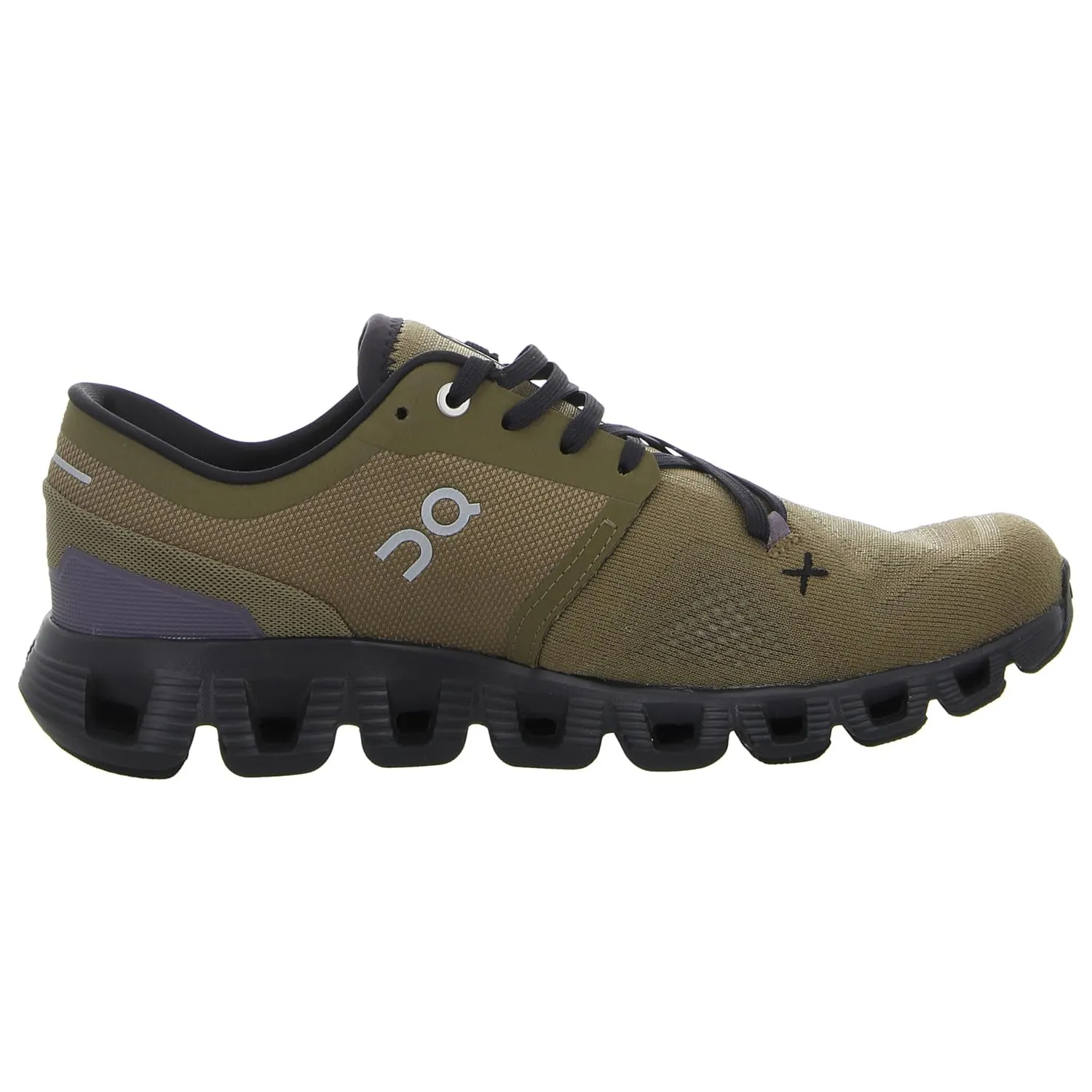 On Men's Cloud X 3 Sneakers, Hunter | Black, 8 Medium US