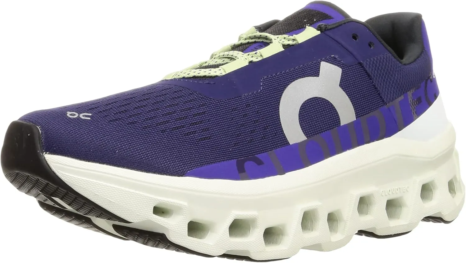 ON Running Cloudmonster Men's Sneakers, Acai/Aloe, 7.5