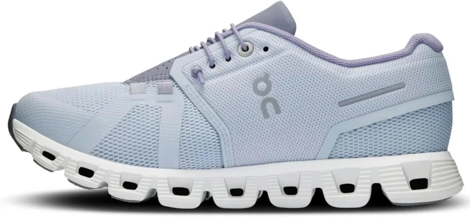 On Women's Cloud 5 Sneakers, Heather/Fossil, 11 Medium US