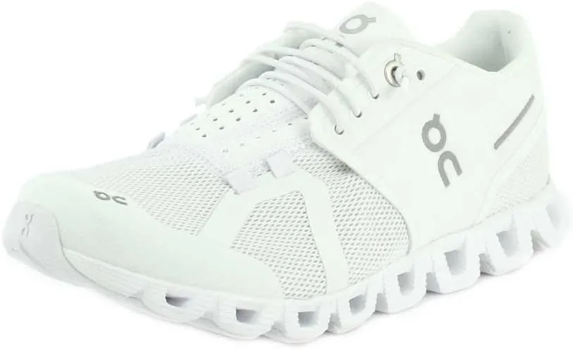 On Women's Cloud Sneakers, All White, 10 Medium US