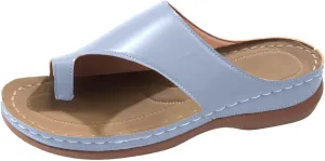 Orthopedic Wedge Sandals for Women Comfortable Dressy Summer Casual Walking Wedges Platform Beach Flip Flops Shoes Slides 2025 Arch Support Flat Open Toe Non-Slip Dress Shoes