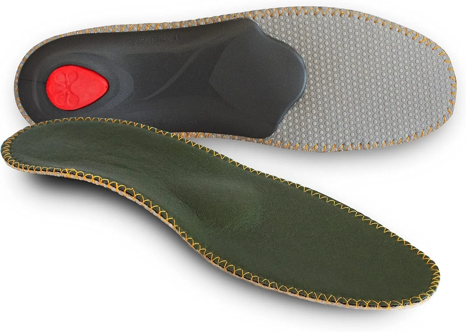 pedag Viva Outdoor | Made in Germany | Hiking Arch Support, Metatarsal Pad & Heel Cushion | Breathable Vegan Leather Insoles | Semi-Rigid | Prevents Foot Odor & Relieves Tired Feet. Size US M12/EU45