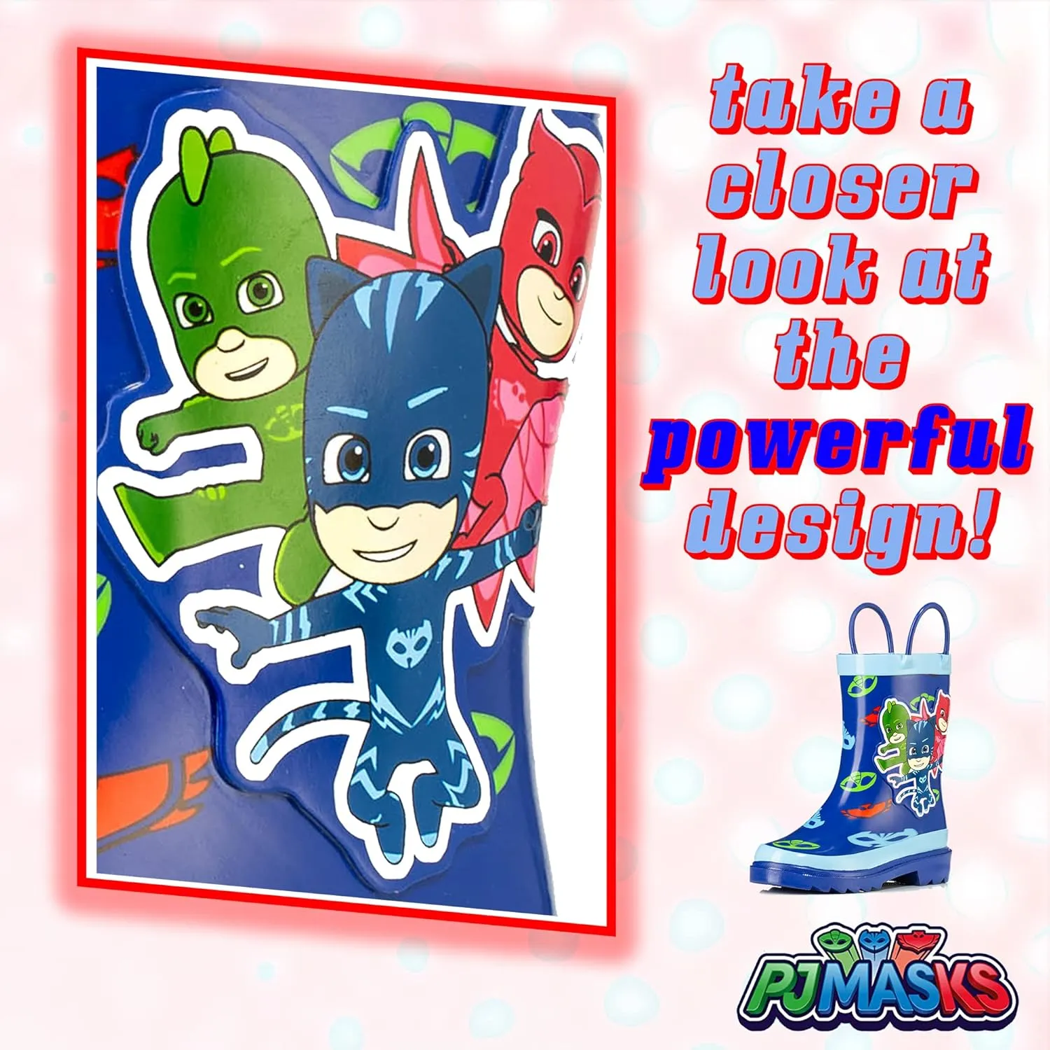 PJ Masks boys Rain Boots