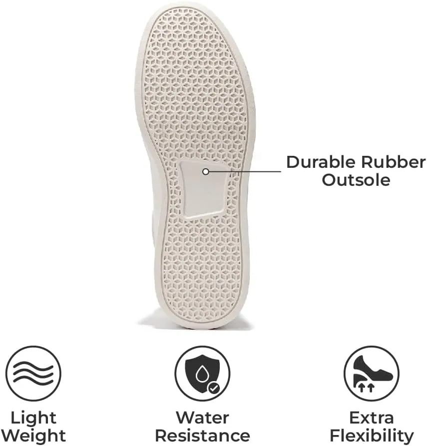 Project Cloud Mens Sneakers – Memory Foam Men's Fashion Sneakers – Lightweight and Non Slip Laced-Up Casual Men Shoes - Perfect Men Casual Shoes for All-Day Wear (Tilton)
