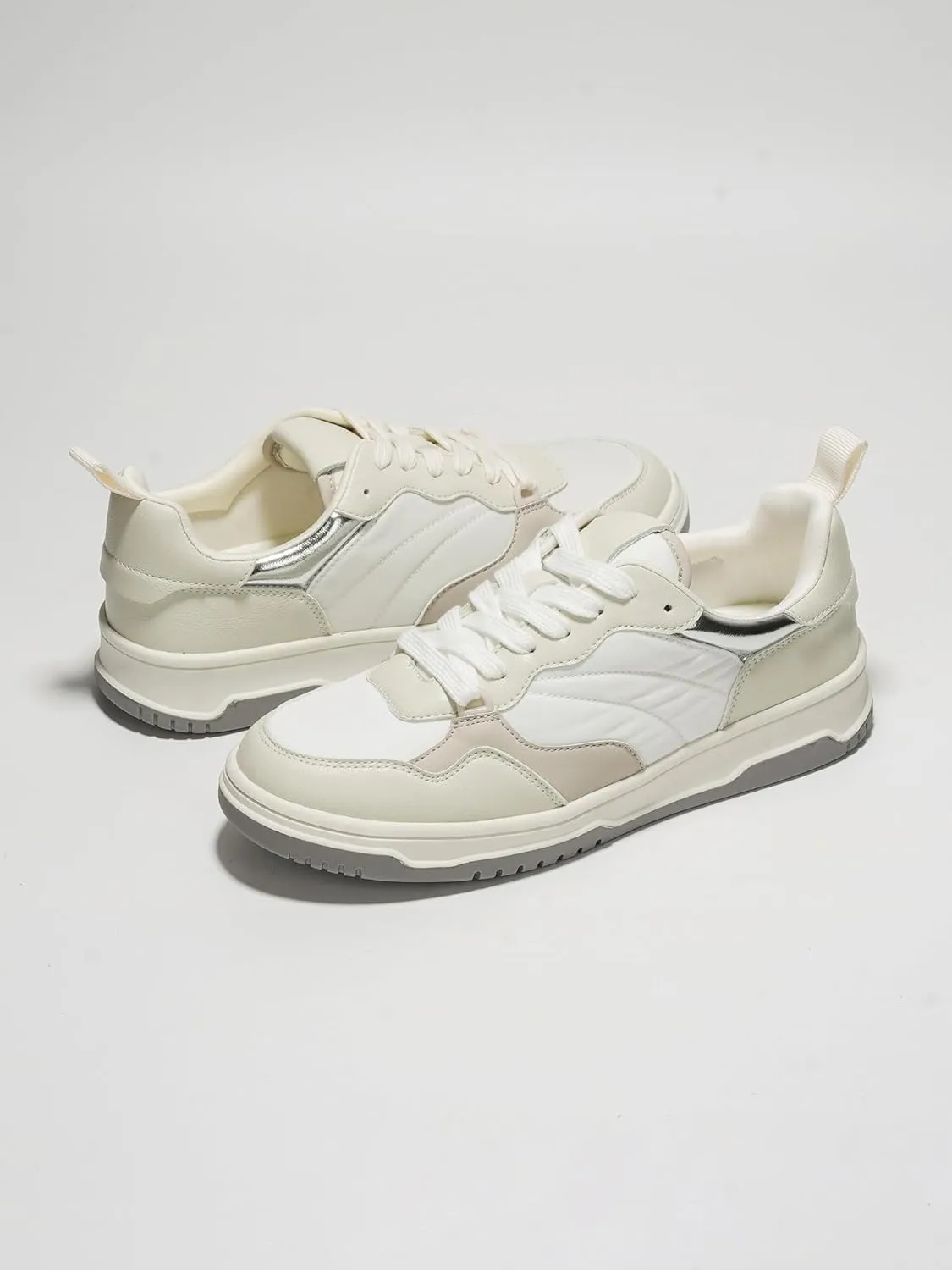 Project Cloud Sneakers for Women - Dunks Woman Comfortable Memory Foam Shoes for Women Footwear, Vegan Leather Women's Fashion Sneakers, Non-Slip Womens Shoes Machine Wash (Kiki)
