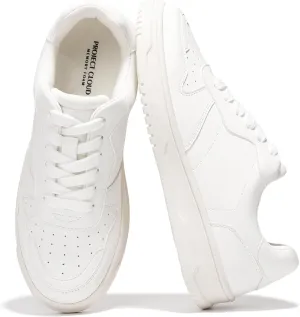 Project Cloud Sneakers for Women - Dunks Woman Comfortable Memory Foam Shoes for Women Footwear, Vegan Leather Women's Fashion Sneakers, Non-Slip Womens Shoes Machine Wash (Kiki)