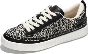 Project Cloud Sneakers for Women - Memory Foam Shoes for Women & Women's Fashion Sneakers, Lace-Up Sneakers for Women - Non-Slip Shoes - Womens Trendy Sneakers (Lona)
