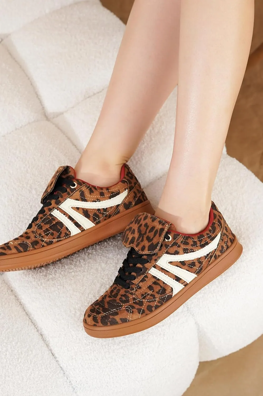 Project Cloud Womens Sneakers - Memory Foam Casual Shoes for Women Footwear Lace Up Women's Fashion Sneakers - Non-Slip Comfortable Trendy Shoes Womens (Madrid)