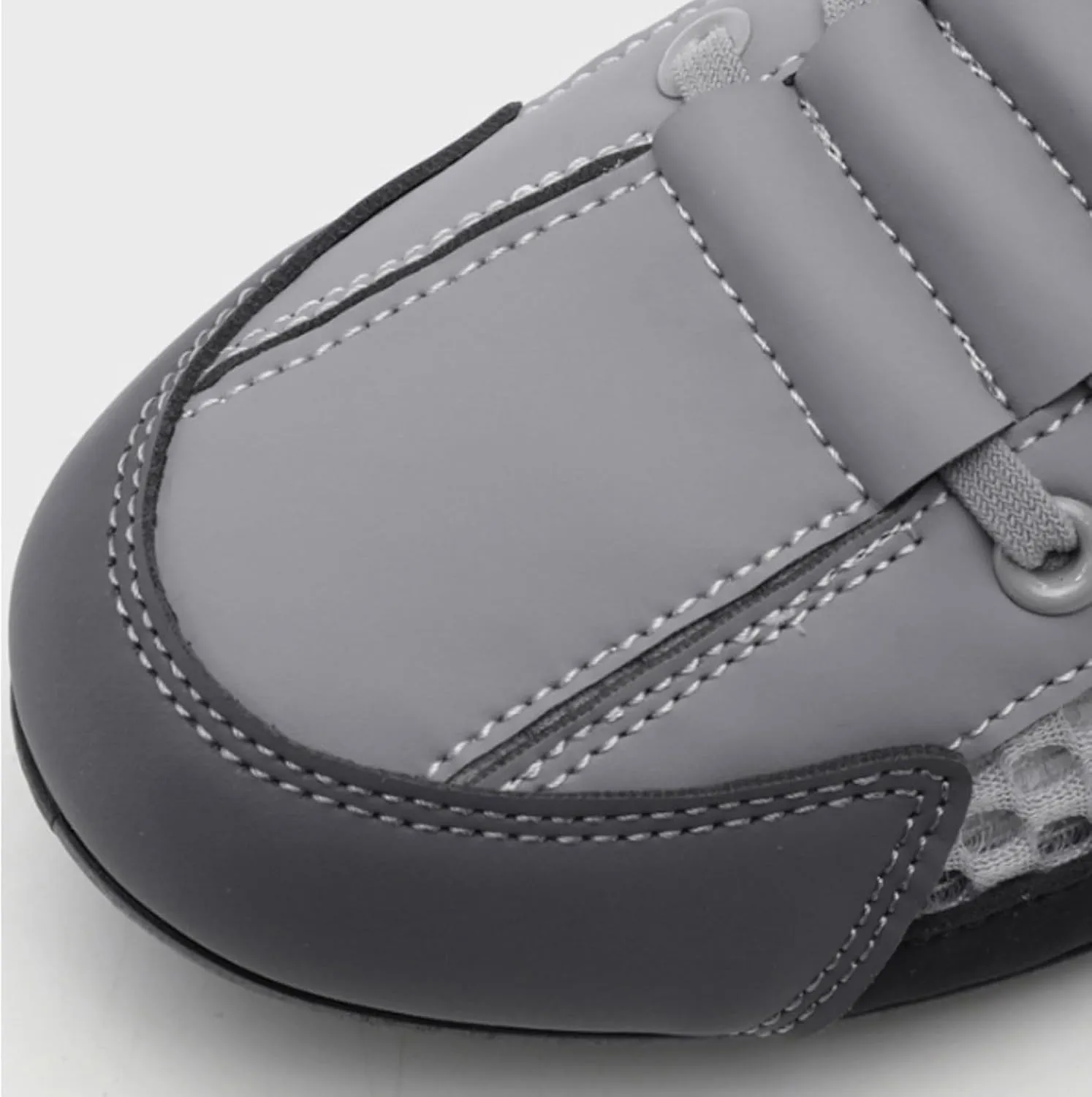 Roorsily Men's Half Cap Toe Mesh Slippers Comfortable Breathable Lazy Slip On Slippers Fashionable Outdoor Slippers