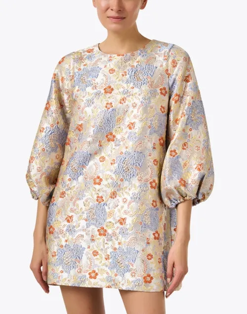 Rosanna Floral Jacquard Dress
