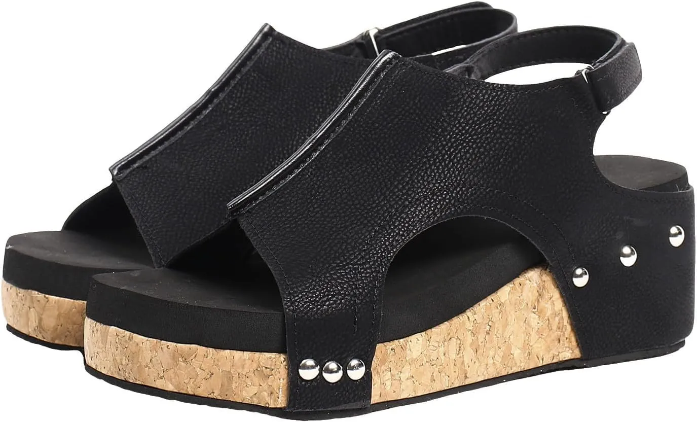 Sandals for Women 2025,Platform Sandals Women,Orthopedic Wedge Heels with Arch Support,Open Toe Flip-Flops Summer Casual Low Wedges Walking Strappy Slip on Slippers