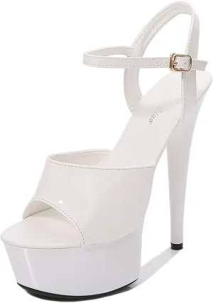 Sexy Slim High Heel Party Women Shoes High Heels Chunky Heels Fashion Shoes Toe Sandals for Women