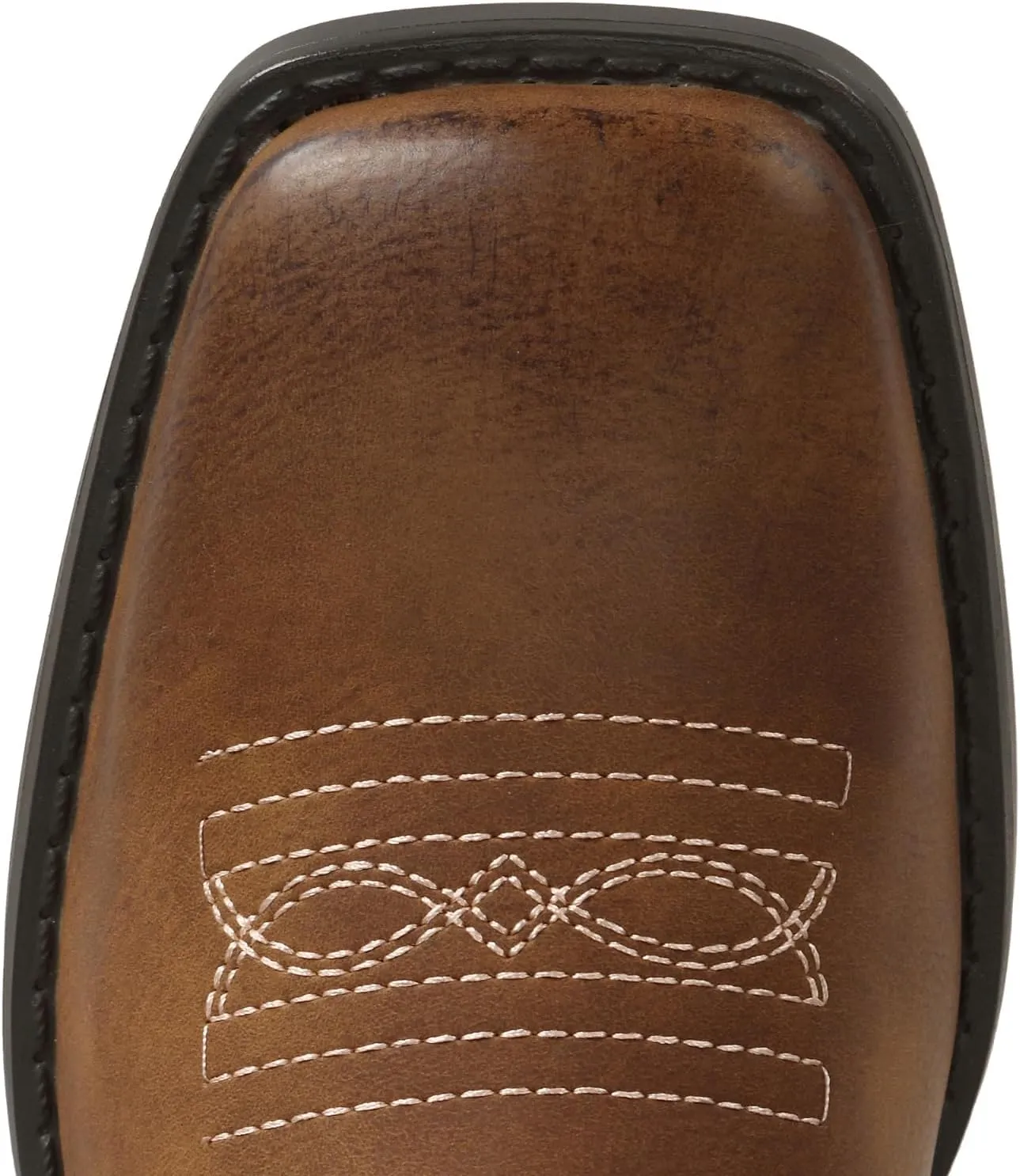 SheSole Western Cowboy Boots for Women Square Toe Mid Wide Calf Cowgirl Shoes Fashion Tan Brown Boot