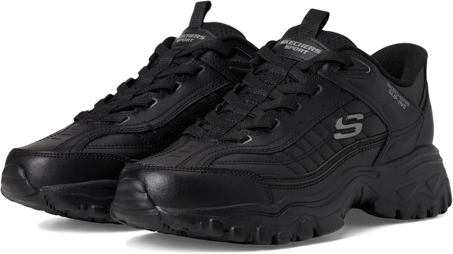 Skechers Men's Afterburn E'lite Grill Corporal Hands Free Slip-in Sneaker