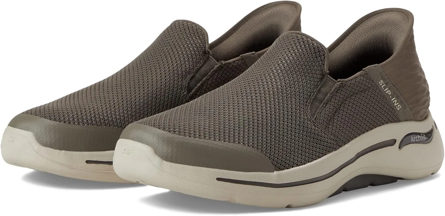 Skechers Men's Gowalk Arch Fit Slip-ins-Athletic Slip-on Casual Walking Shoes with Air-Cooled Foam Sneaker