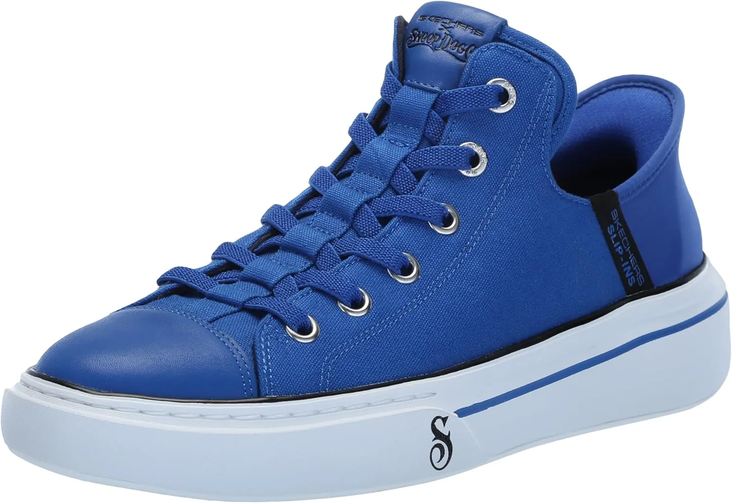 Skechers Men's Snoop Dogg: Snoop ONE-BOSS Life Canvas Hands Free Slip-Ins Sneaker
