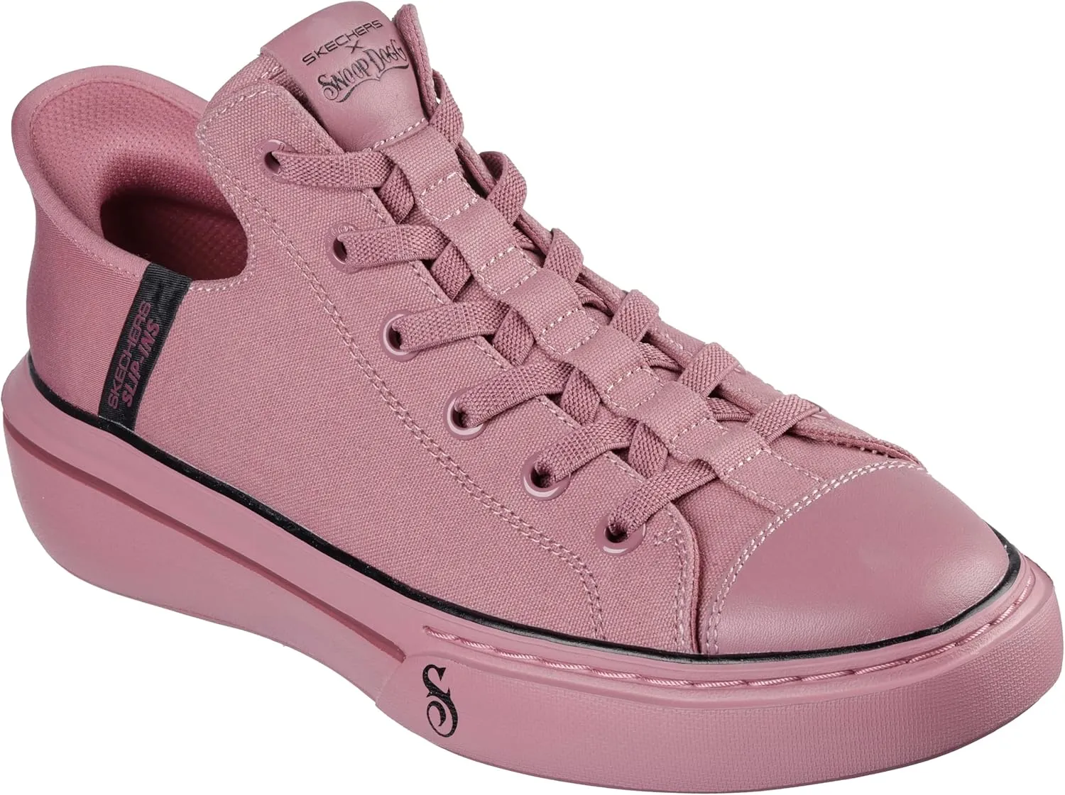 Skechers Men's Snoop Dogg: Snoop ONE-BOSS Life Canvas Hands Free Slip-Ins Sneaker