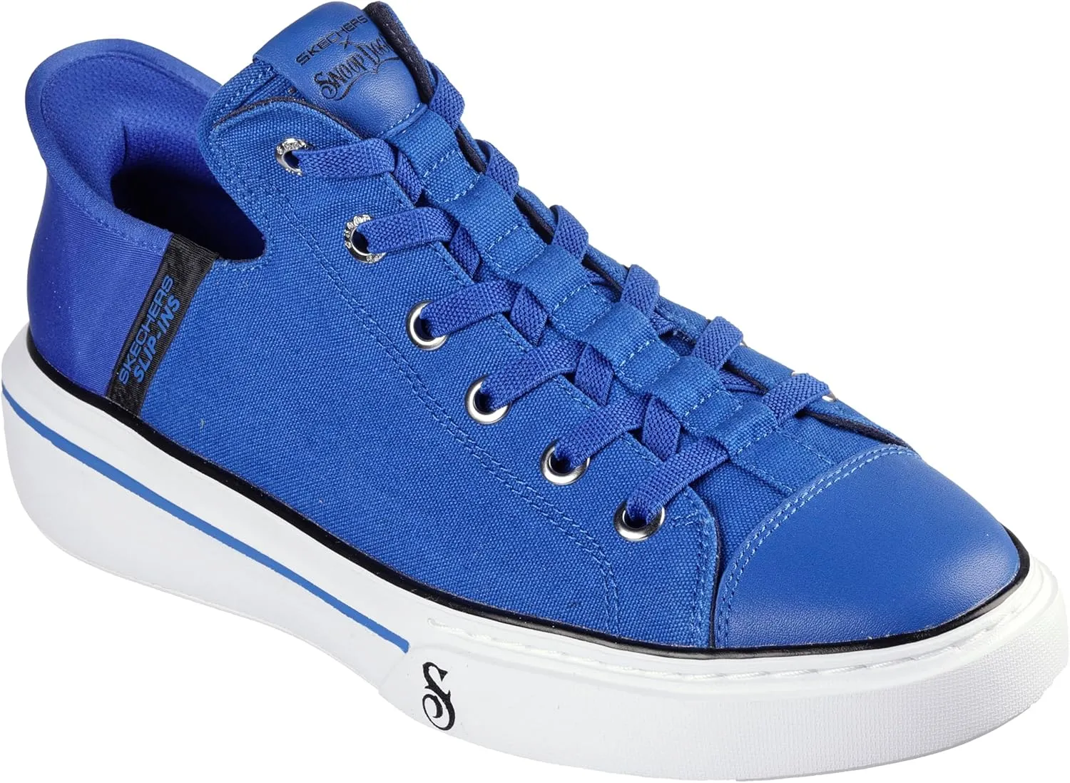 Skechers Men's Snoop Dogg: Snoop ONE-BOSS Life Canvas Hands Free Slip-Ins Sneaker