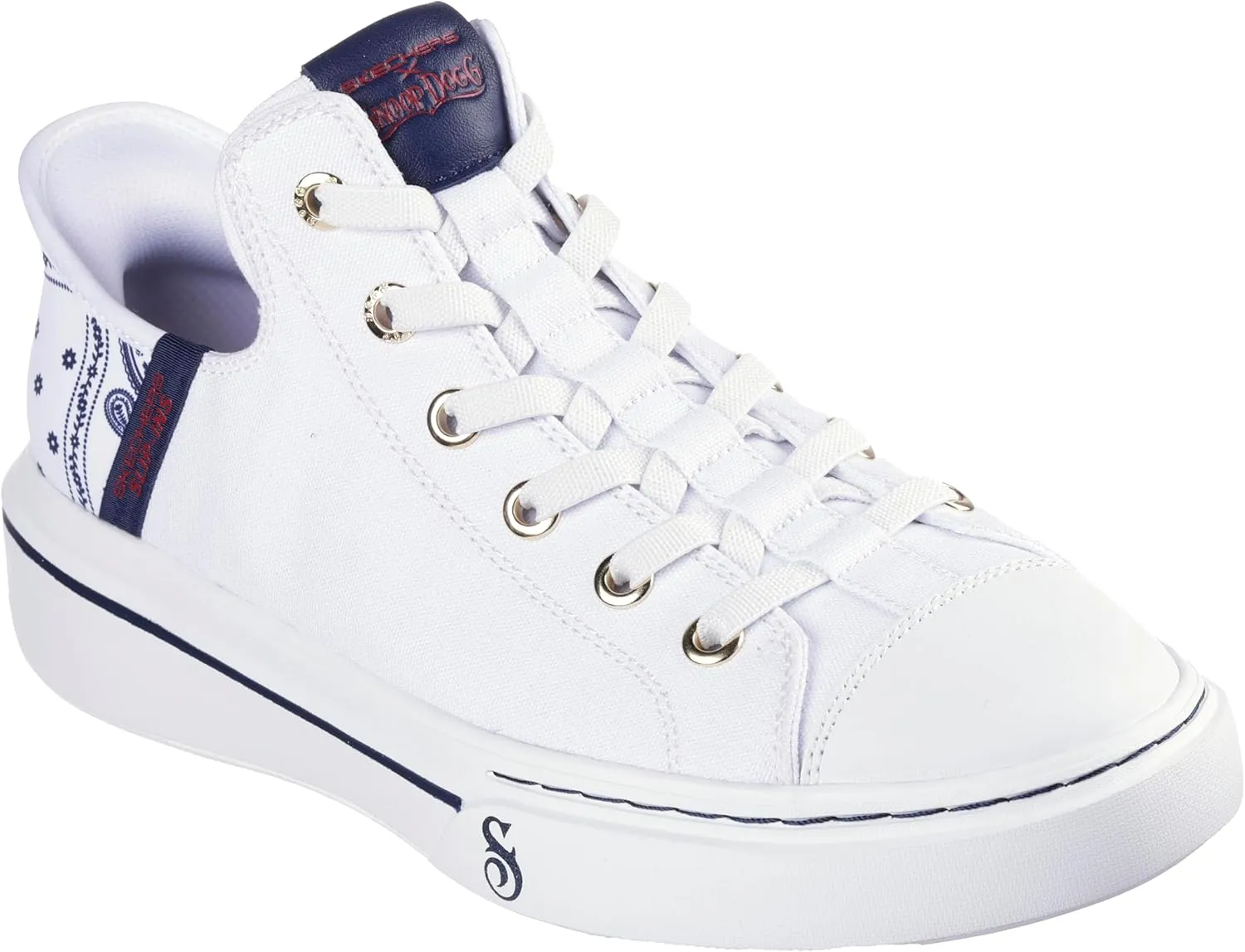 Skechers Men's Snoop Dogg:Snoop One-Og Canvas Hands Free Slip-ins Sneaker