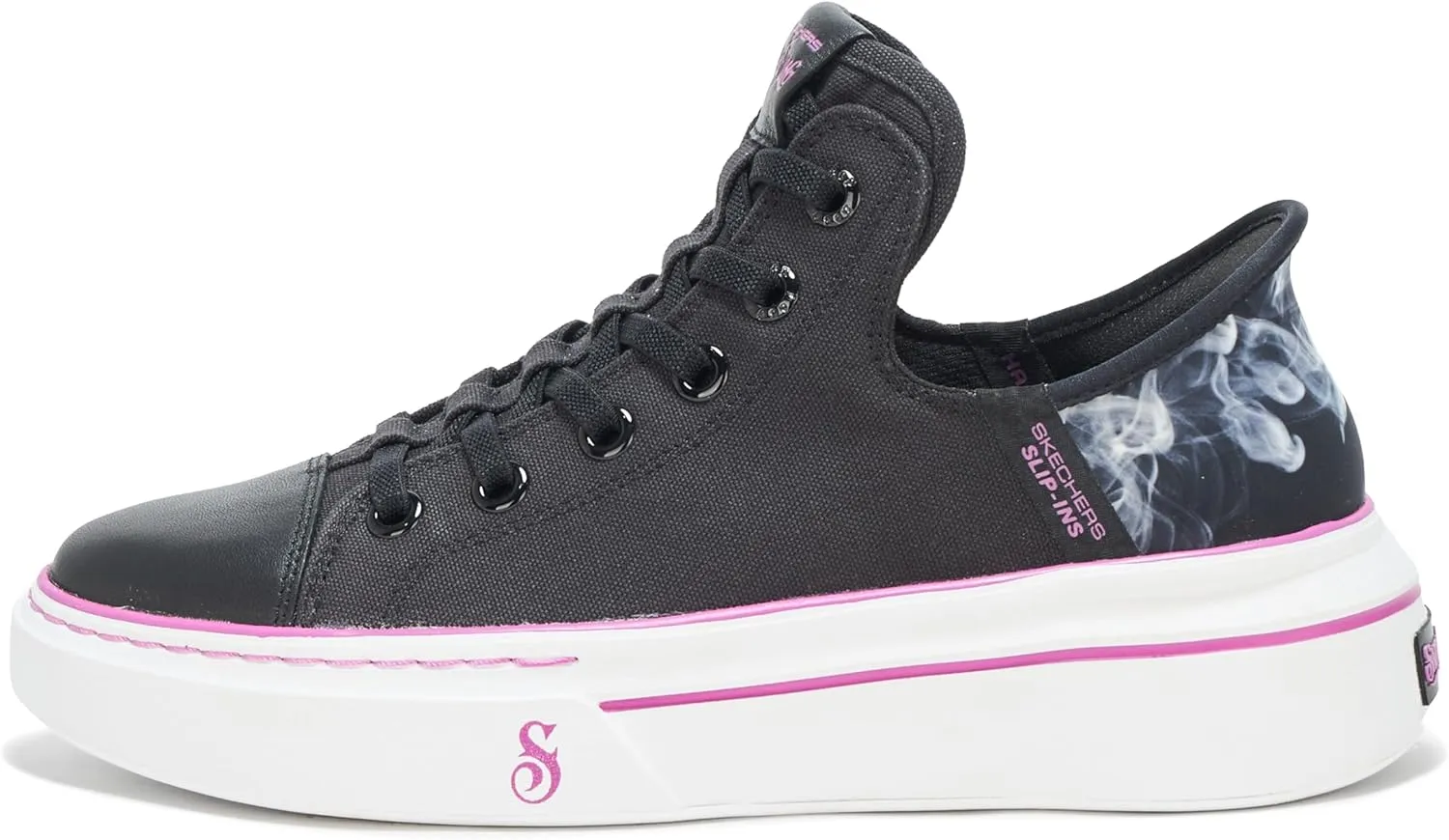 Skechers Women's Dogg: Snoop One-boss Life Canvas Hands Free Slip-ins Sneaker