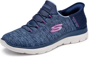 Skechers Women's Hands Free Slip Ins Summits Dazzling Haze Sneaker