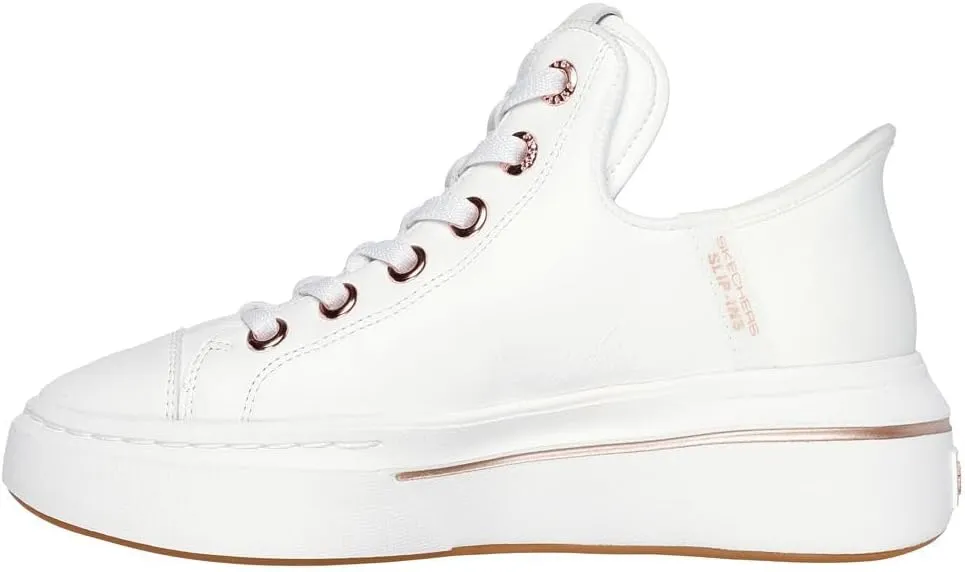Skechers Women's Snoop Dogg:Snoop One-og Leather Hands Free Slip-ins Sneaker