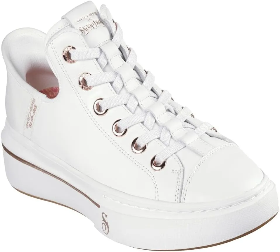 Skechers Women's Snoop Dogg:Snoop One-og Leather Hands Free Slip-ins Sneaker