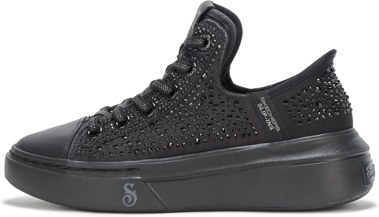 Skechers Women's Snoop One-Rhine-Stoned Hands Free Slip-ins Sneaker