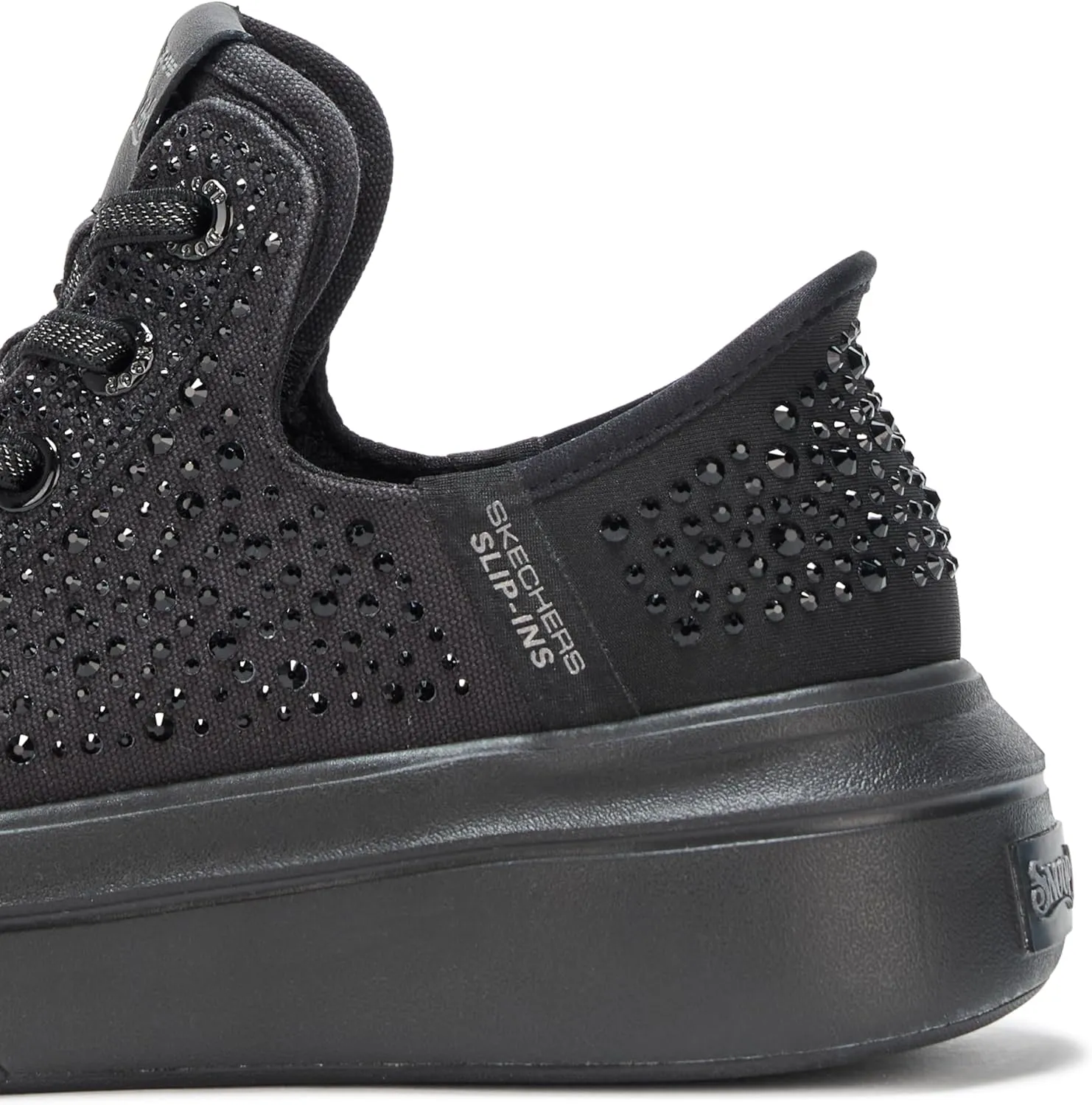 Skechers Women's Snoop One-Rhine-Stoned Hands Free Slip-ins Sneaker