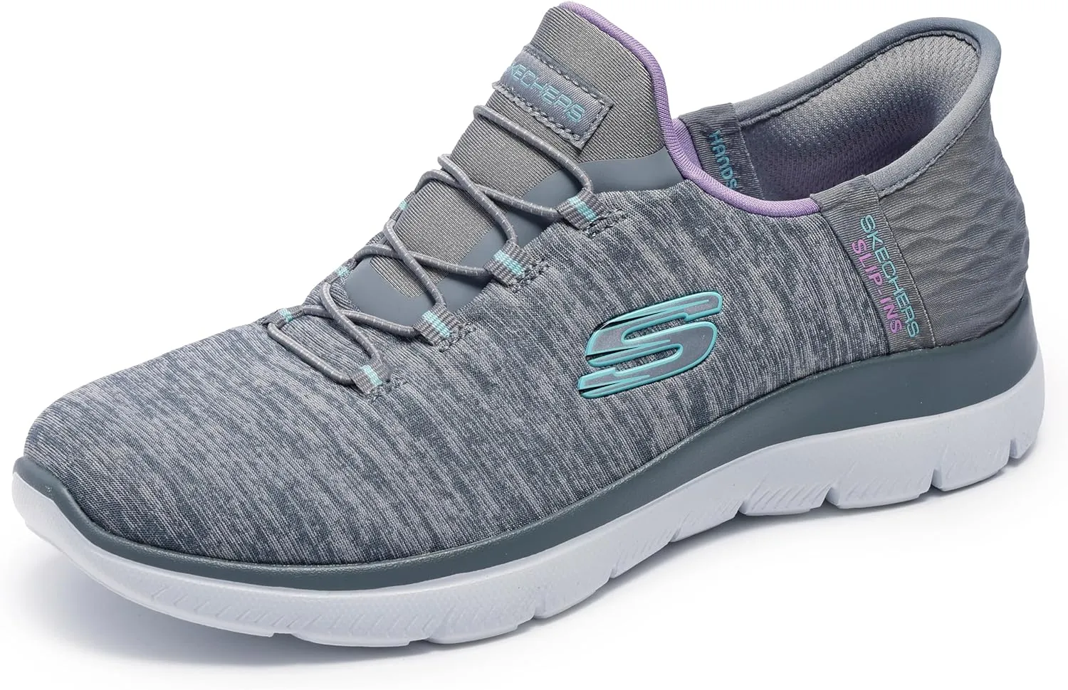 Skechers Women's Summits Hands-Free Slip-Ins – Memory Foam Insole, Heel Pillow, Vegan Materials Sneakers