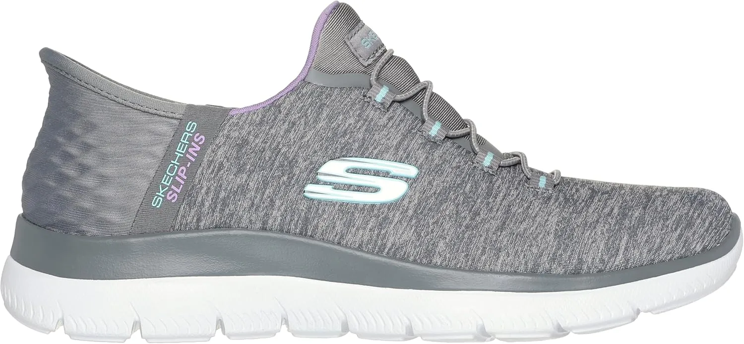 Skechers Women's Summits Hands-Free Slip-Ins – Memory Foam Insole, Heel Pillow, Vegan Materials Sneakers